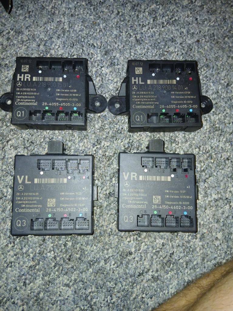 Centrale vergrendelingsmodules set Mercedes-Benz w204 w212, Ophalen of Verzenden, Mercedes-Benz