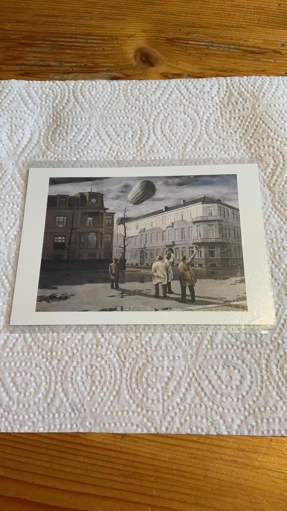 Postkaart - Carel Willink, Ophalen of Verzenden, 1980 tot heden, Ongelopen, Voertuig
