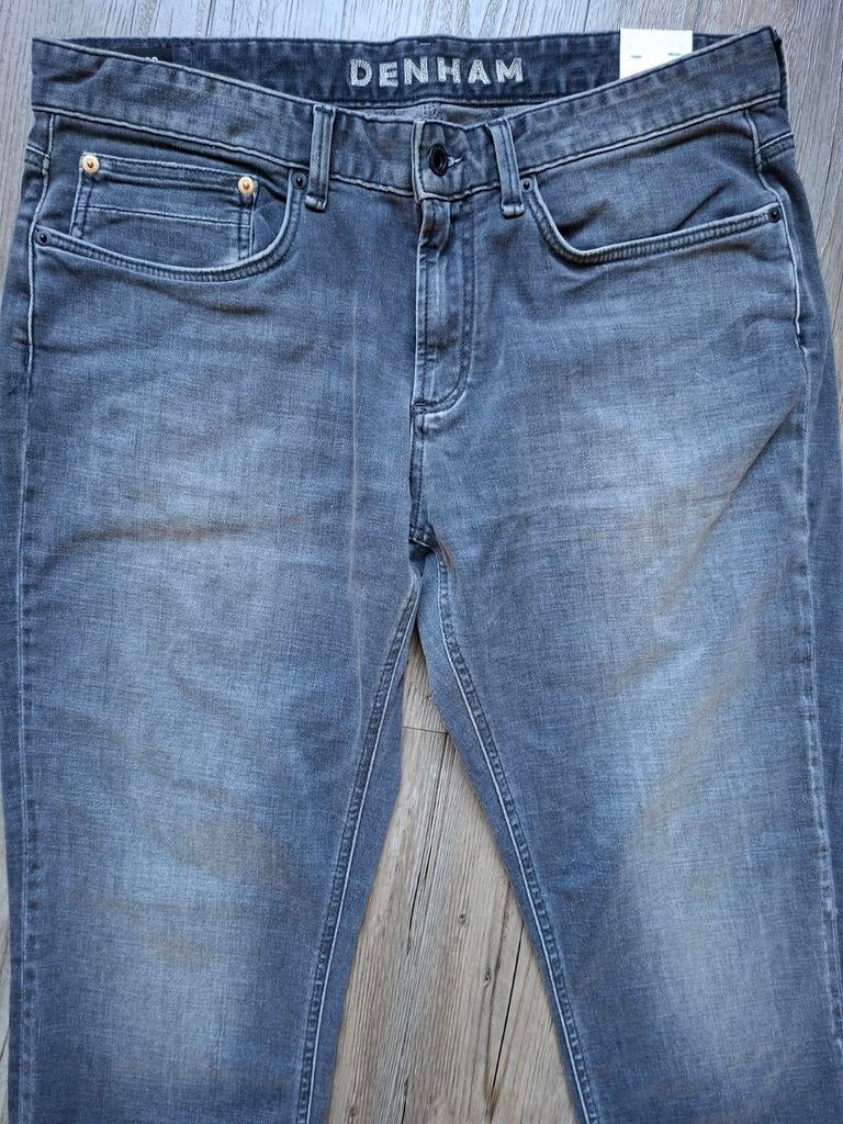 DENHAM Razor slimfit jeans W33 L32, Nieuw, Ophalen of Verzenden, W33 - W34 (confectie 48/50), Grijs