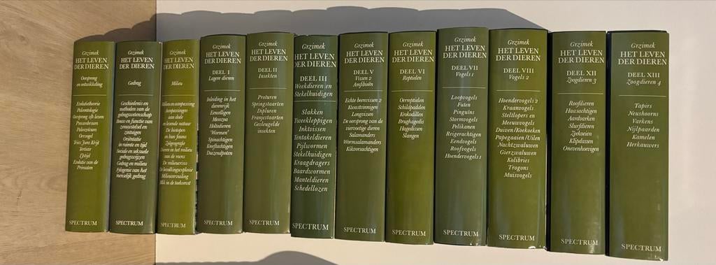 Grzimek - Het leven der Dieren Encyclopedie, Ophalen of Verzenden, Zo goed als nieuw, Natuur algemeen