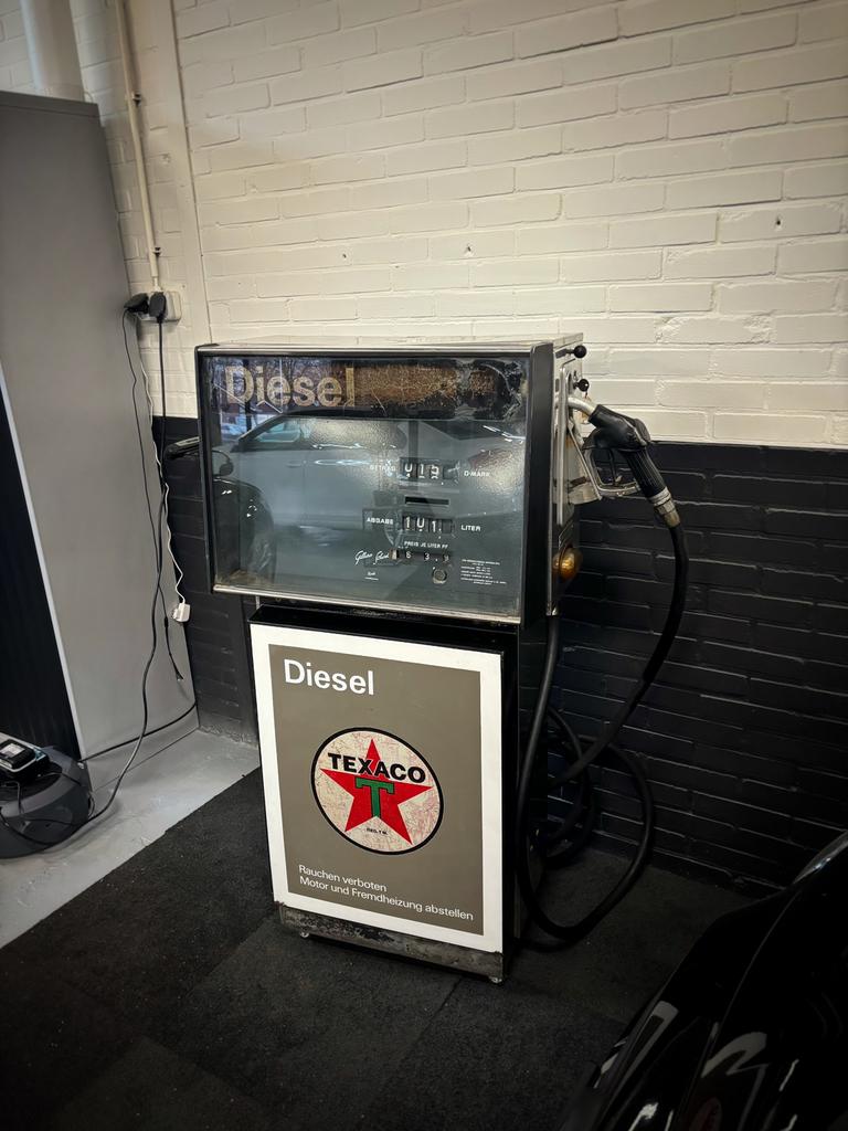 Tankstation brandstofpomp | Mancave | Decor  | Benzinepomp, Ophalen of Verzenden, Gebruikt
