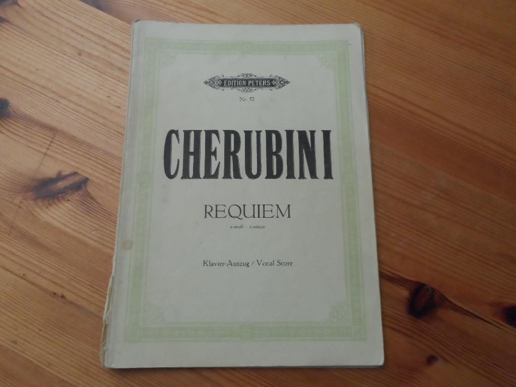 Cherubini - requiem / ouverturen, Muziek en Instrumenten, Bladmuziek, Klassiek, Ophalen of Verzenden, Artiest of Componist, Gebruikt