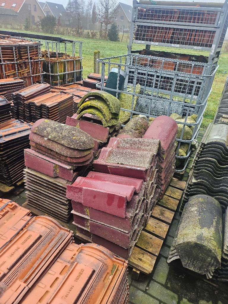 Sneldekker vorsten en gevelpannen, Ophalen, Steen of Klei, 15 m² of meer, Dakpannen