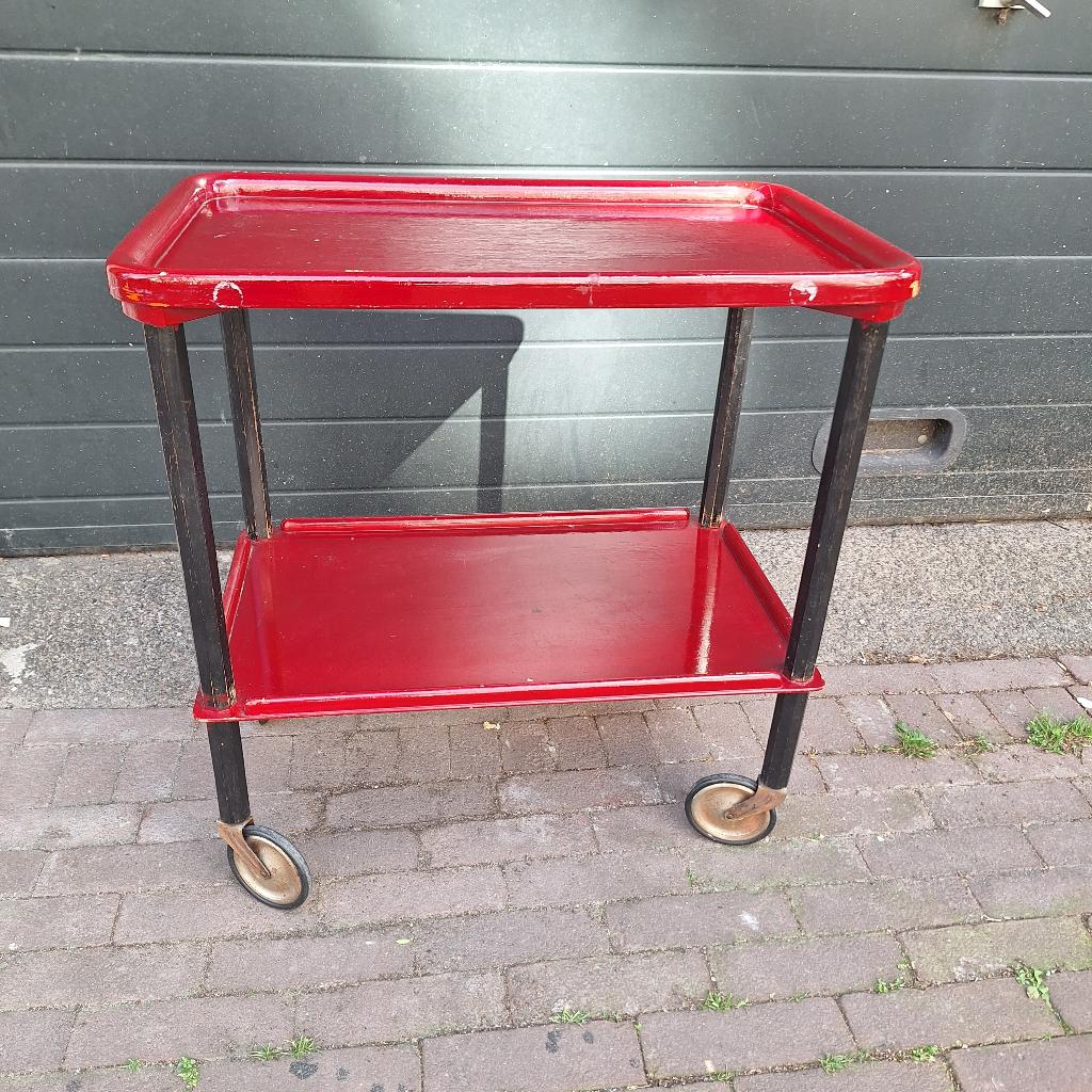 Jaren 50 / Jaren 60 Vintage Trolley, Ophalen, Huis en Inrichting