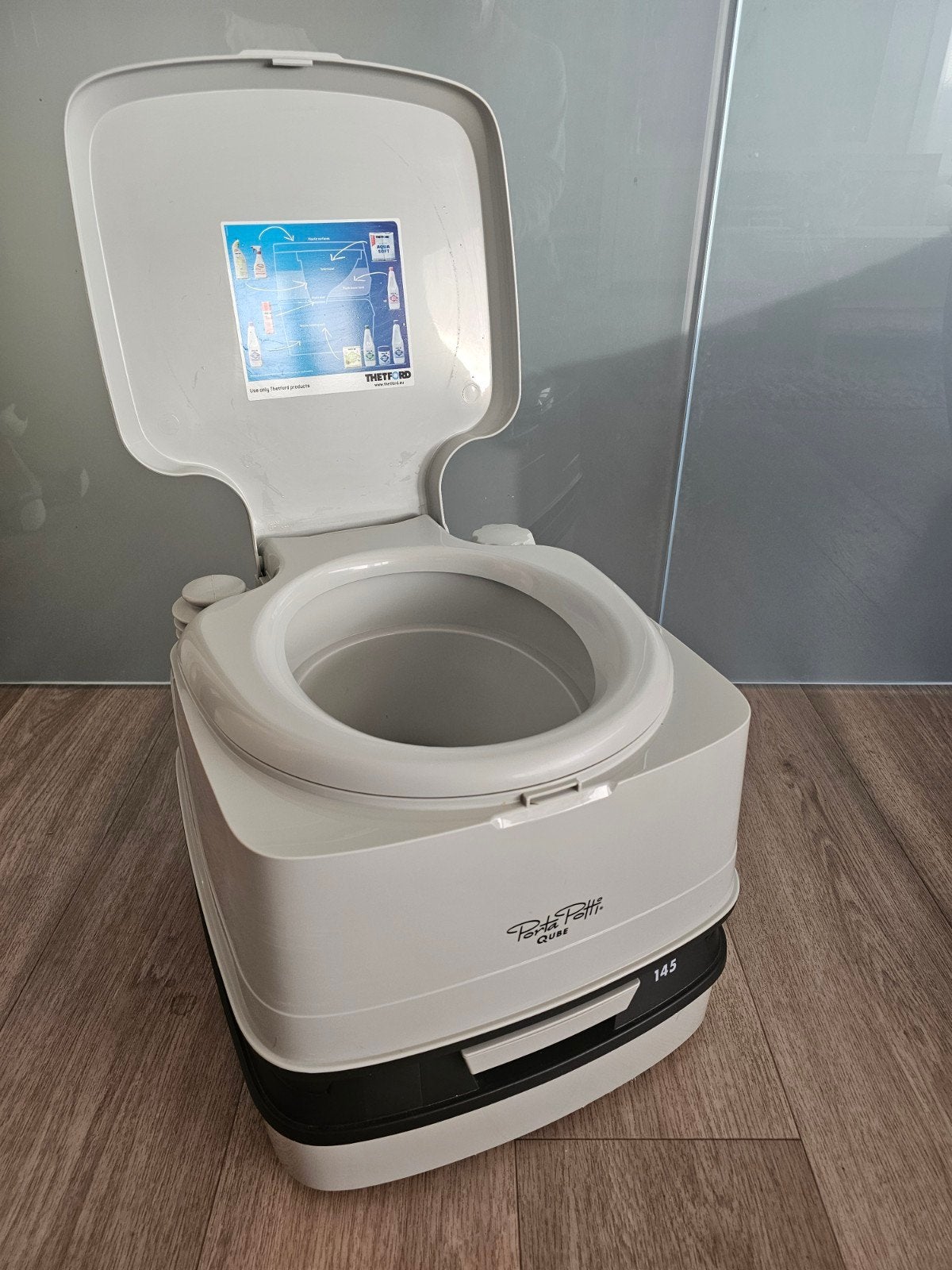 Thetford Porta Potti Qube als nieuw (draagbare toilet), Ophalen, Zo goed als nieuw