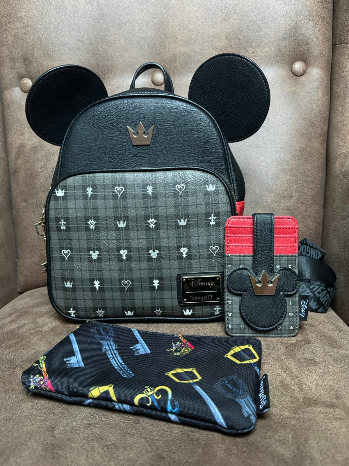 Loungefly Disney kingdom hearts, Ophalen of Verzenden, Overige figuren, Zo goed als nieuw, Tas, Koffer of Zak
