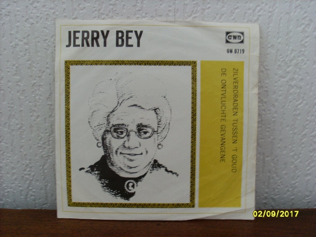 Jerry Bey - Zilverdraden Tussen 't  Goud ----1763, Cd's en Dvd's, 7 inch, Zo goed als nieuw, Nederlandstalig, Fotohoes