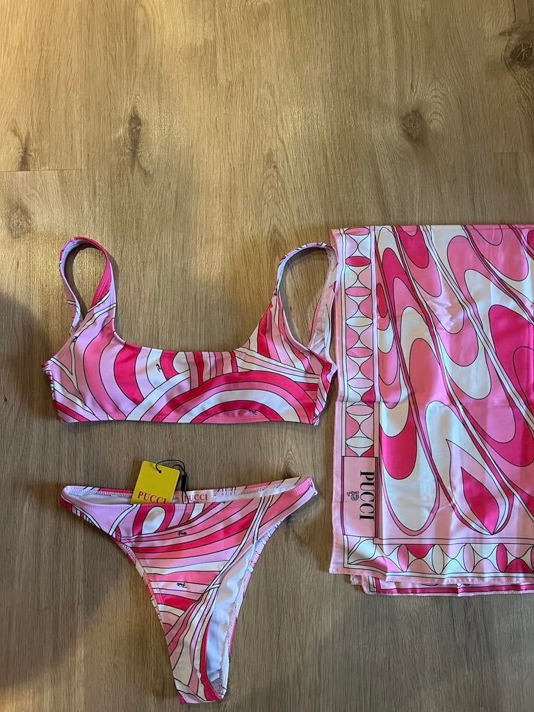 Pucci bikini - Nieuw met prijskaartje, Kleding | Dames, Ophalen of Verzenden, Nieuw, Roze, Bikini
