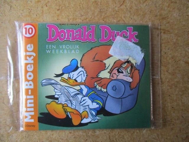 adv7732 mini-boekje 10 donald duck 2, Eén stripboek, Ophalen, Gelezen