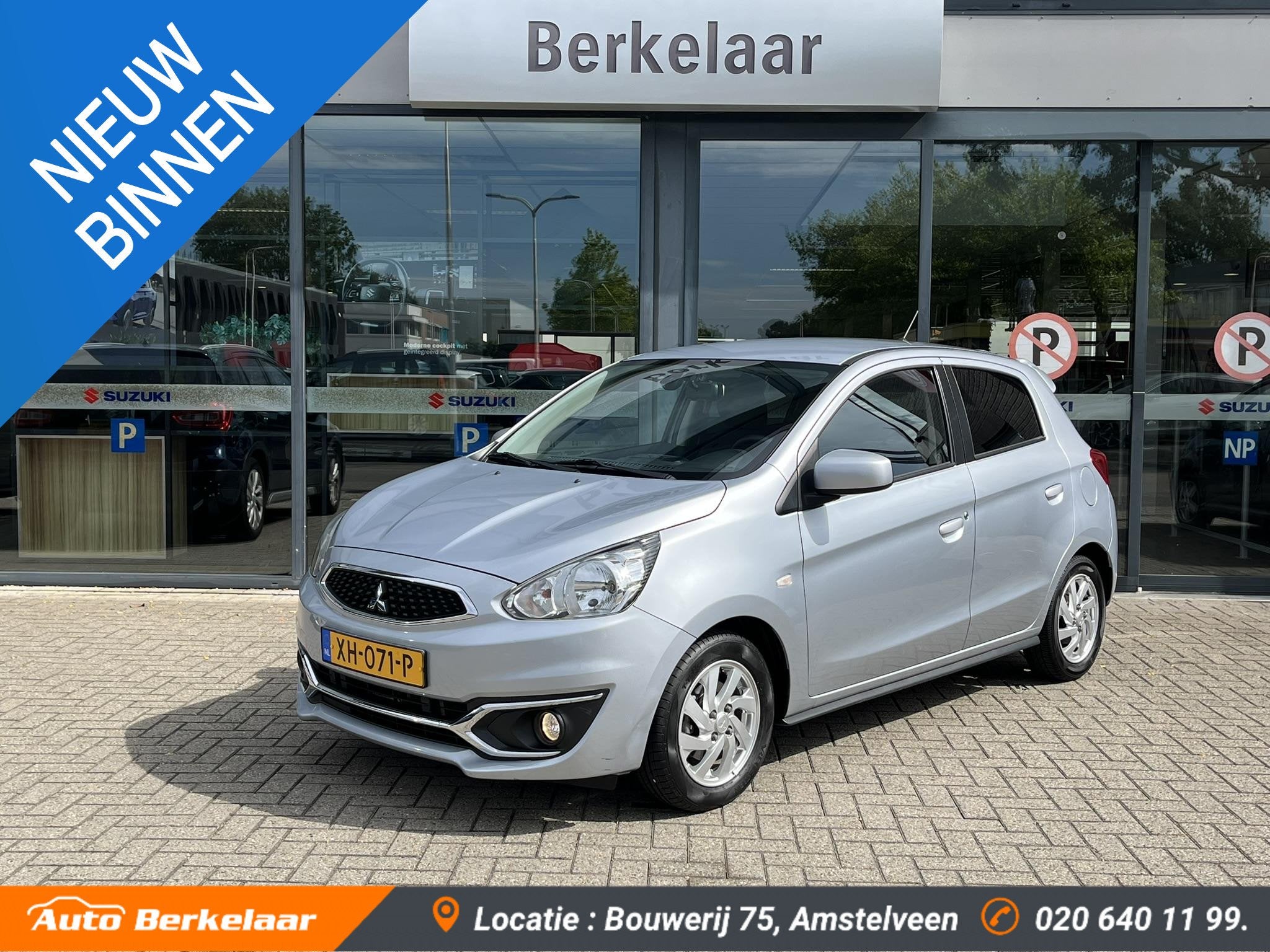 Mitsubishi Space Star 1.0 Intense Automaat | Airco | Bluetoo, Stof, Gebruikt, Euro 6, 840 kg