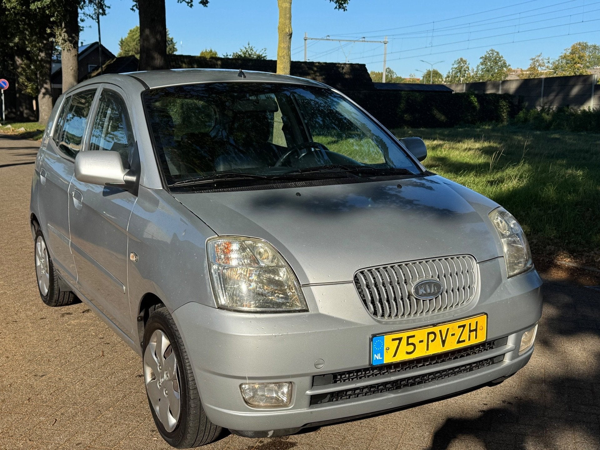 Kia Picanto 1.1 EX 2004 AUT AIRCO NIEUWE APK, Auto's, Gebruikt, 4 cilinders, Origineel Nederlands, Euro 4