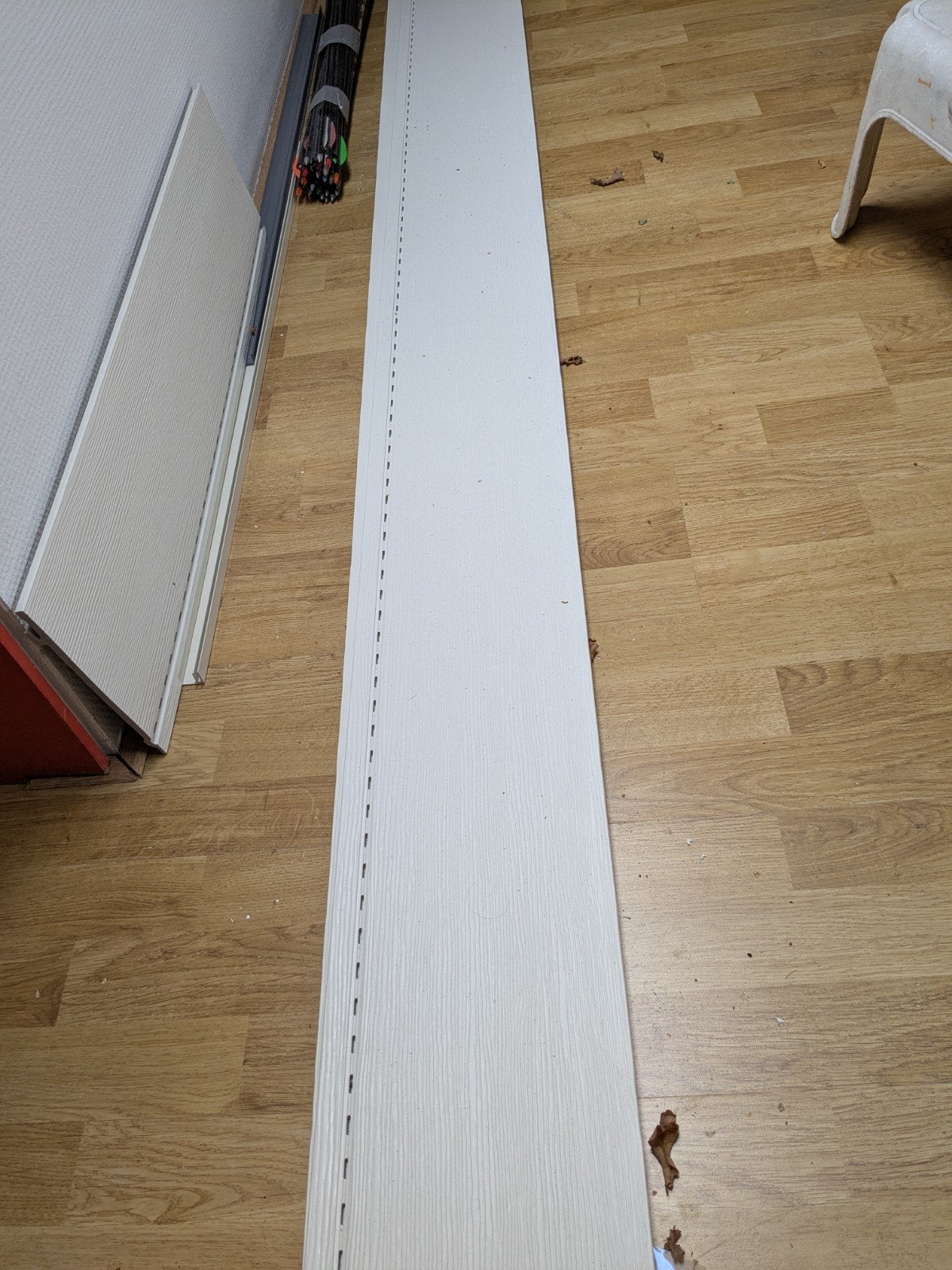 gratis afhalen 2 kunststof rabatdelen ral 9010, Ophalen, Nieuw