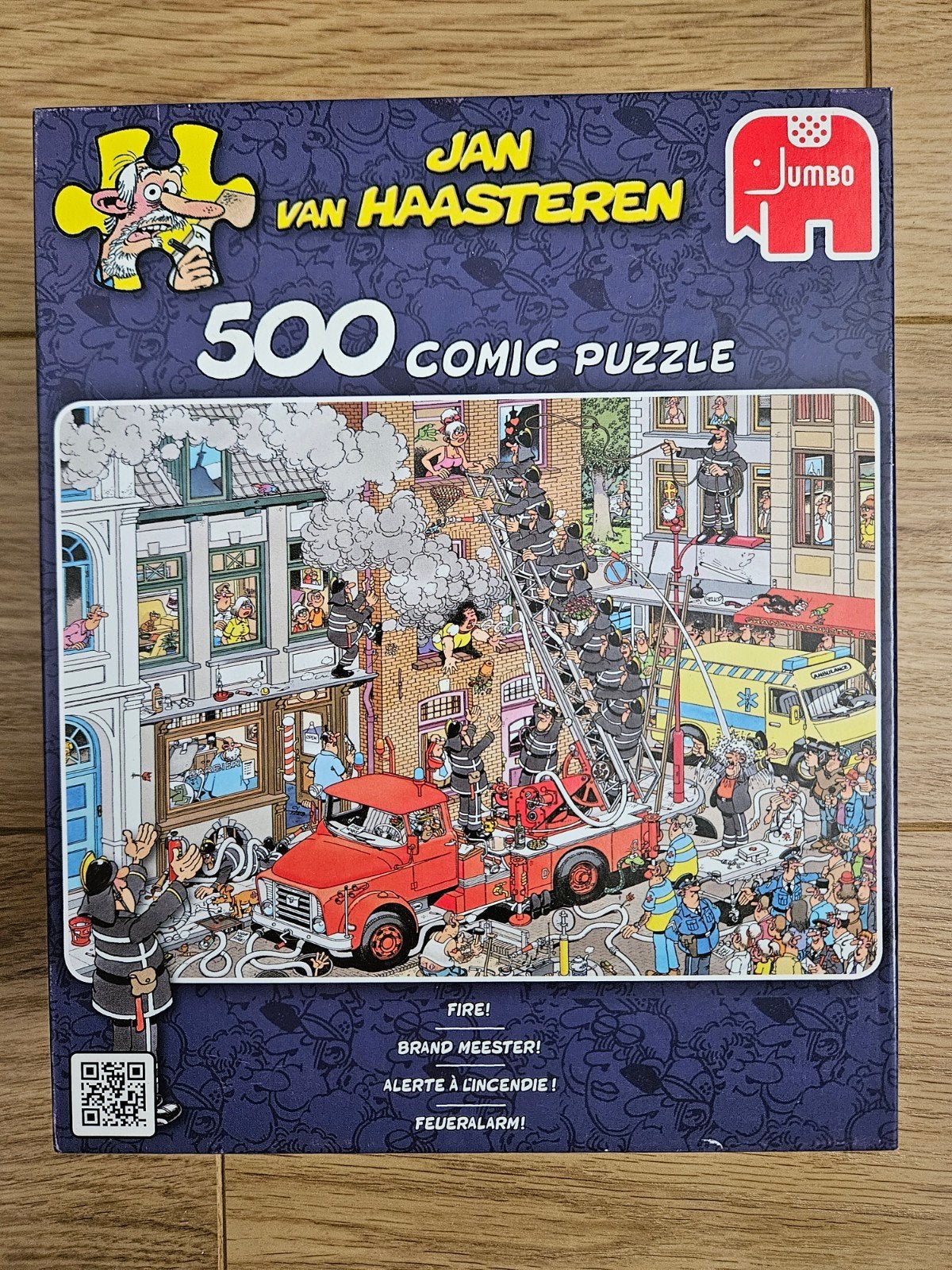 Jan van Haasteren puzzel "Brand meester", Ophalen, 500 t/m 1500 stukjes, Zo goed als nieuw, Legpuzzel