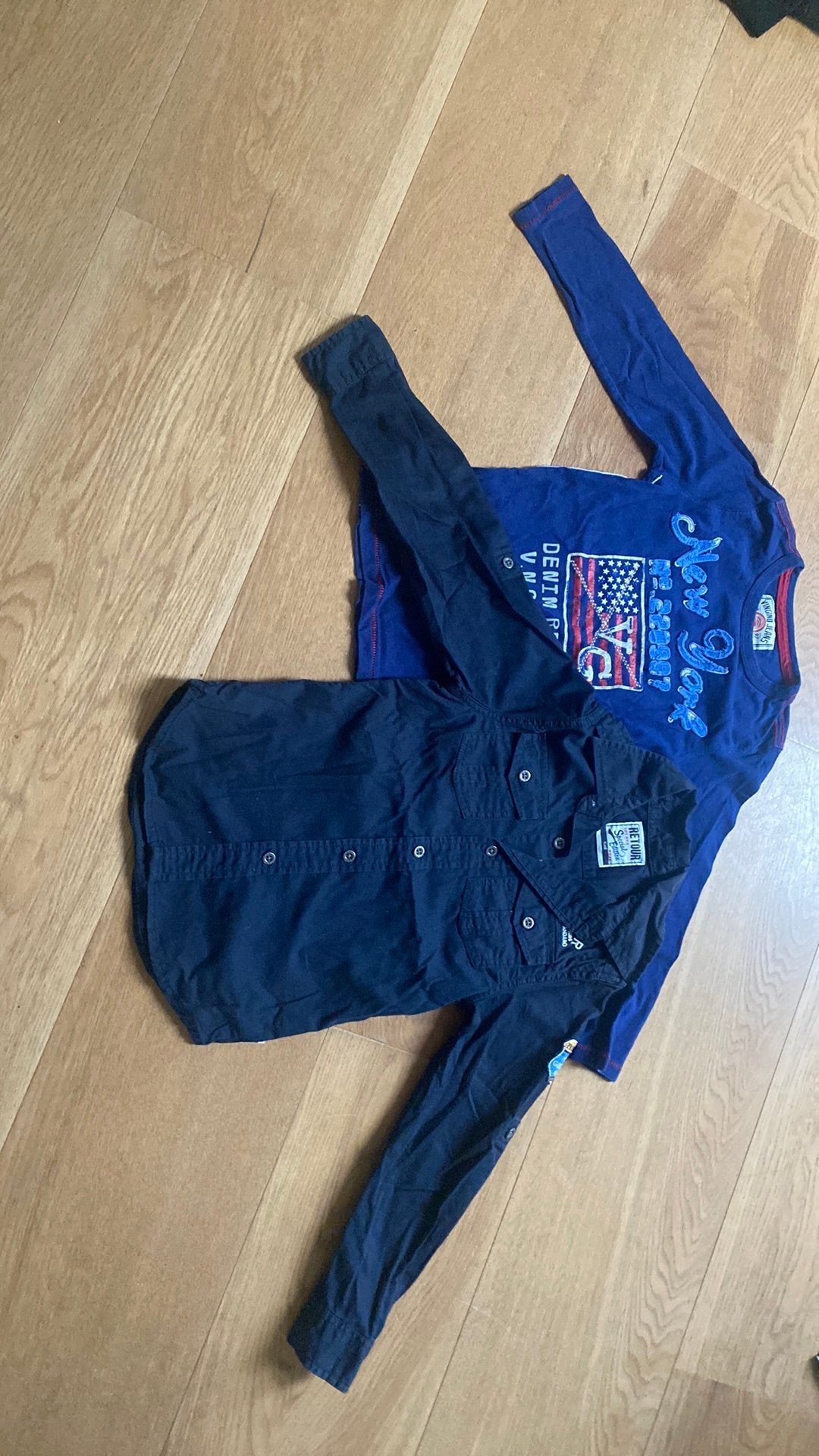 Retour en Vingino maat 6, maat 116, Ophalen of Verzenden, Zo goed als nieuw, Jongen, Overhemd of Blouse