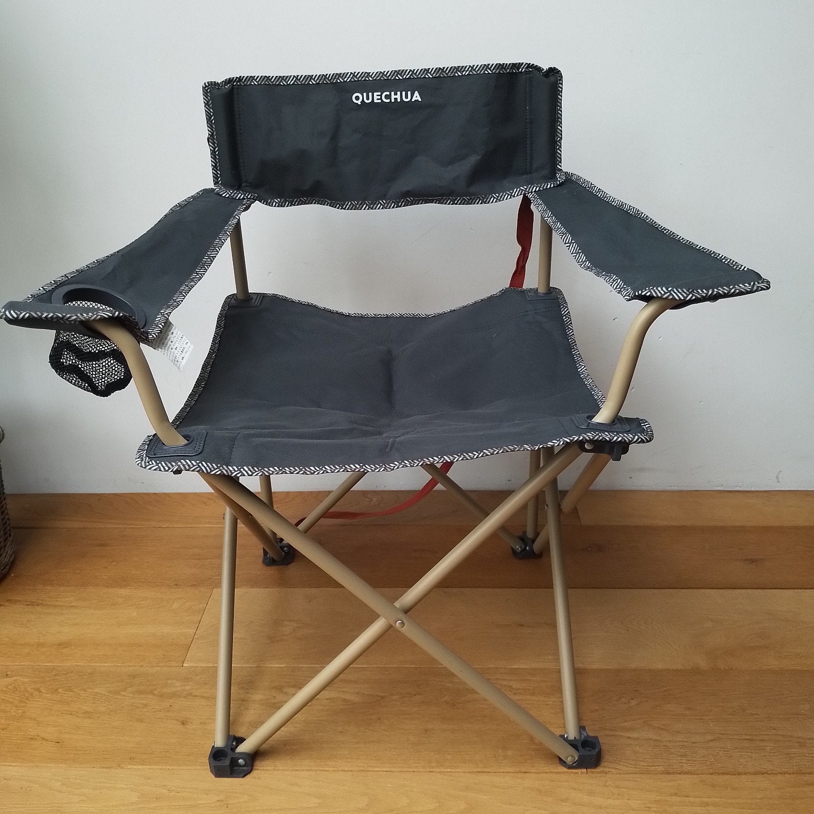 Quechua Campingstoel - Compact en Comfortabel, Caravans en Kamperen, Ophalen, Gebruikt, Campingstoel