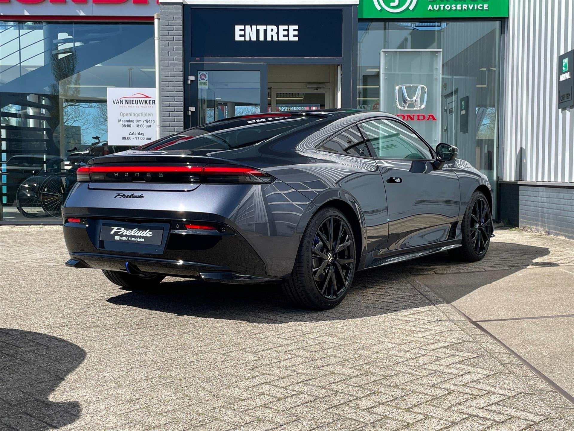 Honda Prelude 2.0 HYBRID 184PK | NIEUW DIRECT LEVERBAAR | 19, Auto's, Honda, Automaat, 12 maanden, Zwart, 4 stoelen