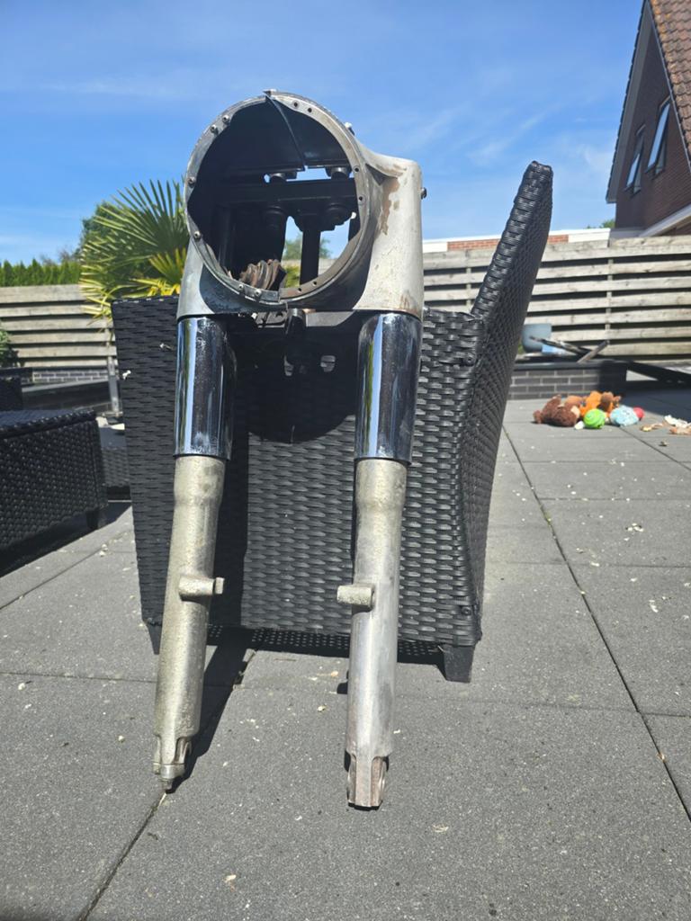 Showa voorvork Fatboy met ossekop - opknapper, Motoren, Ophalen of Verzenden