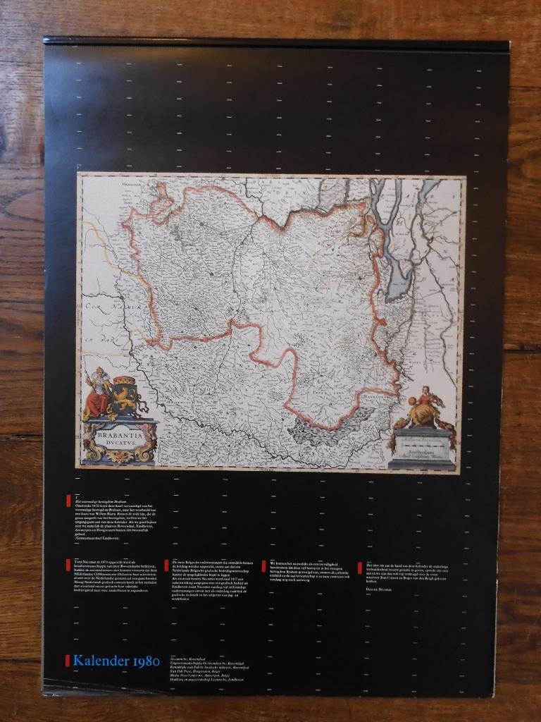 Kalender 1980 Eindhoven Roosendaal Hoogstraten Antwerpen, Gelezen, Voor 1800, Overige typen, Ophalen of Verzenden