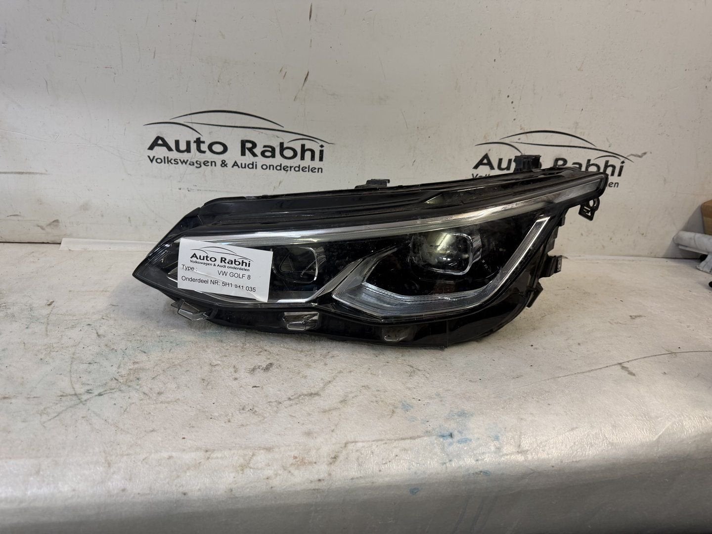VW GOLF 8 IQ LIGHT VOL LED KOPLAMP links  5H1941035, Auto-onderdelen, Verlichting, Gebruikt, -, Volkswagen, -