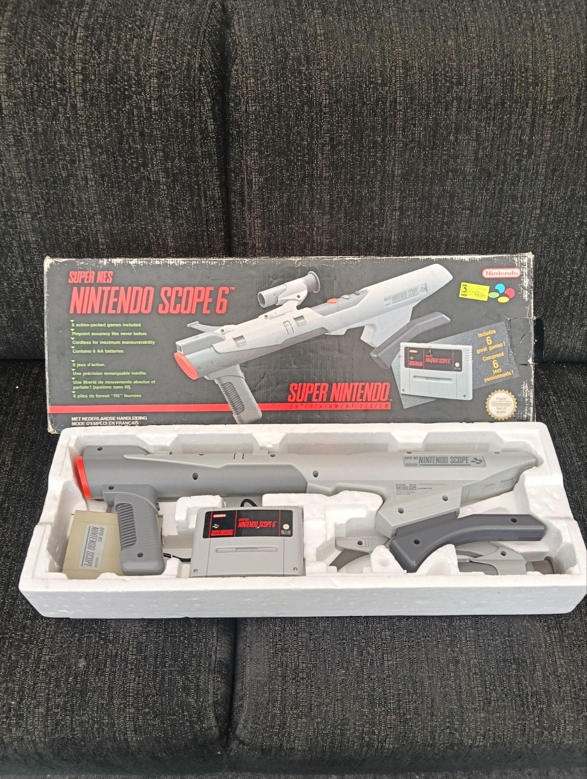 Nintendo Scope 6 SNES met originele doos, Spelcomputers en Games, Ophalen, Zo goed als nieuw