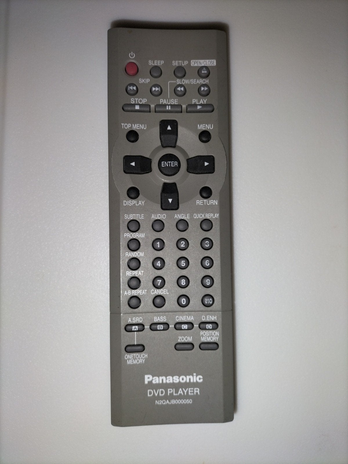 Originele Panasonic N2QAJB000050 Afstandsbediening DVD, Ophalen of Verzenden, Gebruikt, Origineel, Dvd