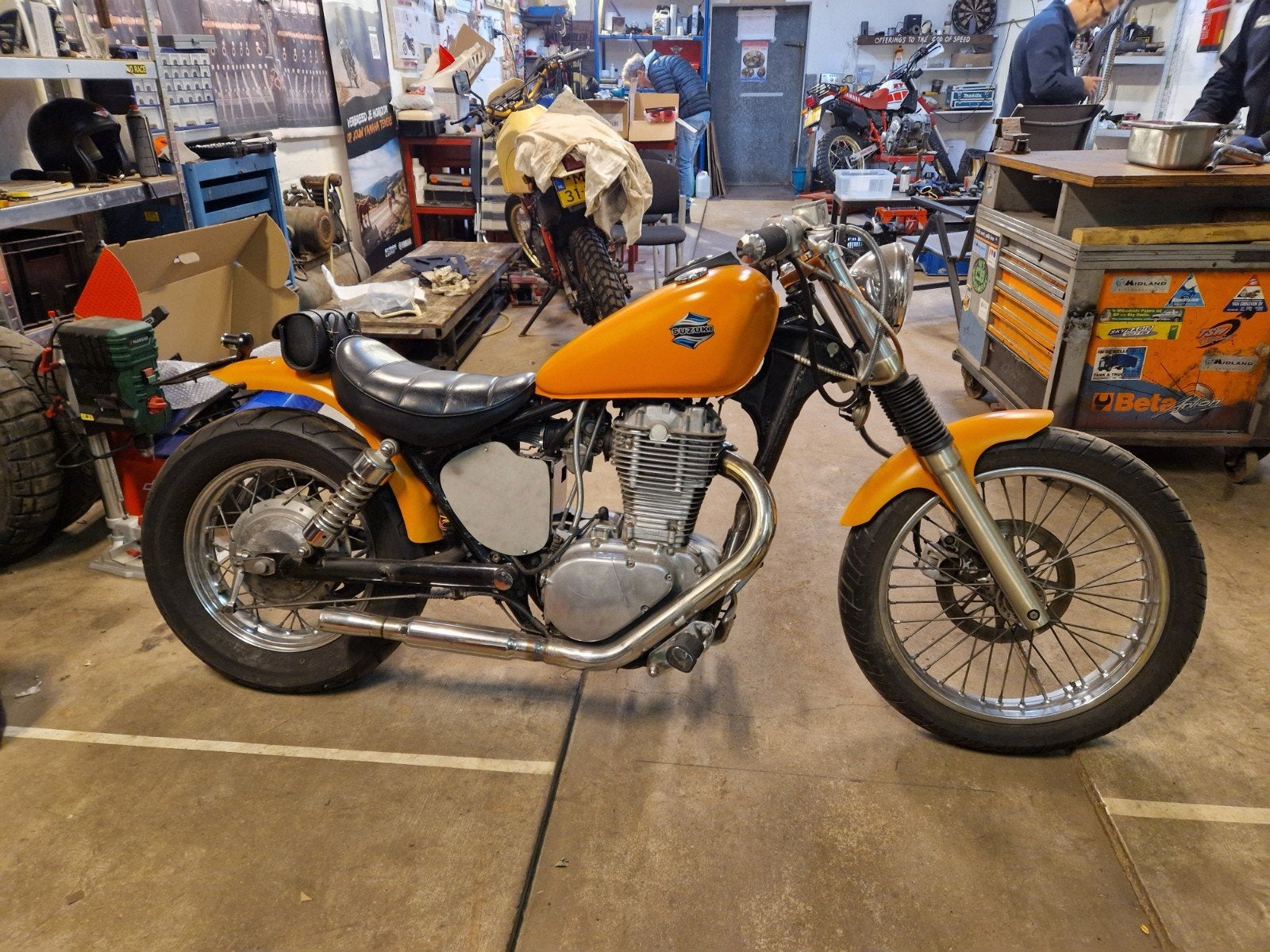 Suzuki savage LS 650 (1988) - Leuk project, loopt!, Chopper, Particulier, 1 cilinder, 12 t/m 35 kW