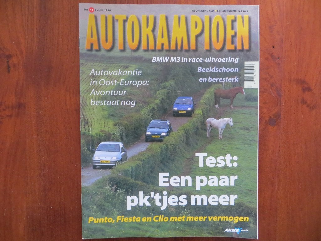 Autokampioen 11 1994 Fiat Punto, Ford Fiesta, Renault Clio, Ophalen of Verzenden, Nieuw, Ford