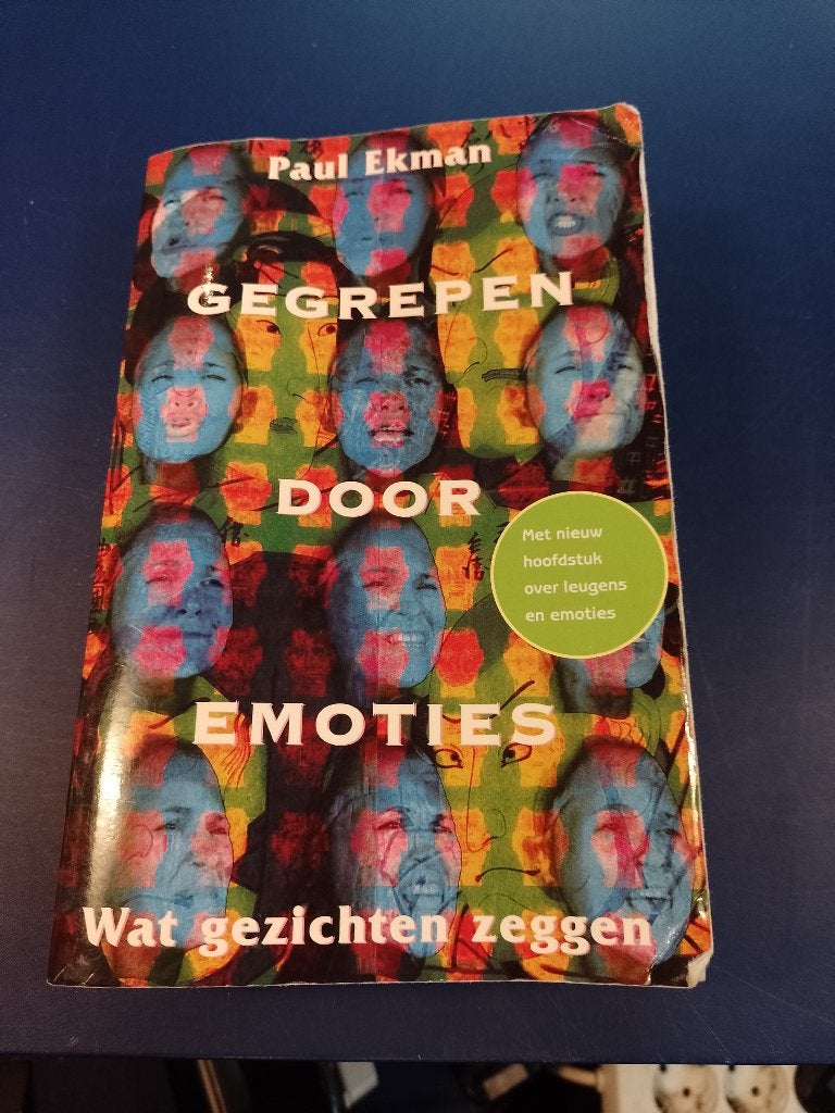 Gegrepen door emoties - wat gezichten zeggen, Boeken, Ophalen of Verzenden, Zo goed als nieuw, Sociale psychologie