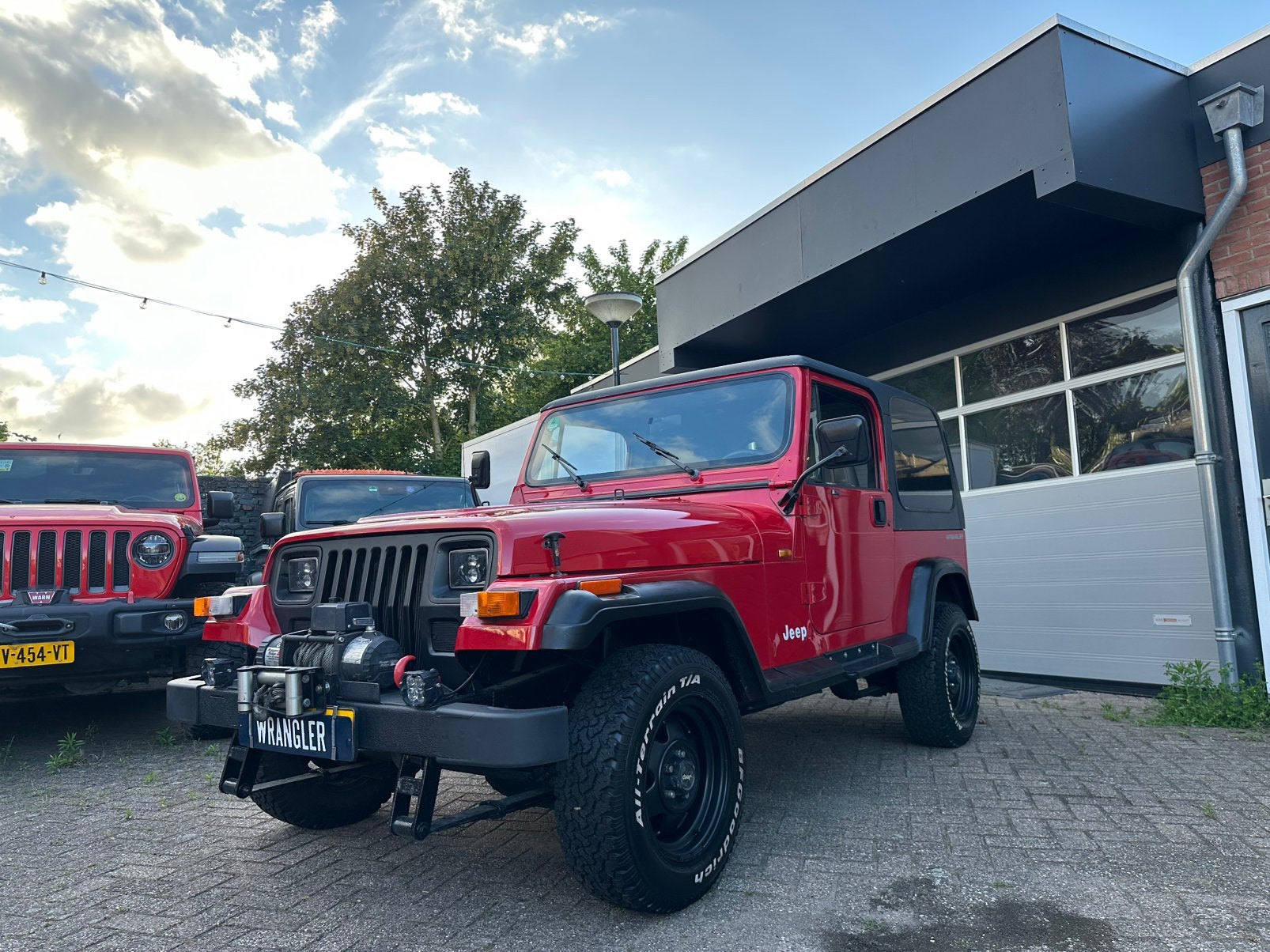 Jeep Wrangler 2.5L YJ 1992, Auto's, Jeep, Particulier, Wrangler, 4x4, Alarm, LED verlichting, Mistlampen, Open dak, Radio, Trekhaak