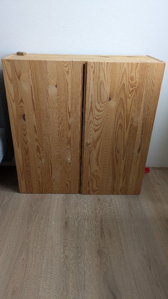 Wooden cabinet, Ophalen, Met plank(en), Solid wood, 50 tot 100 cm