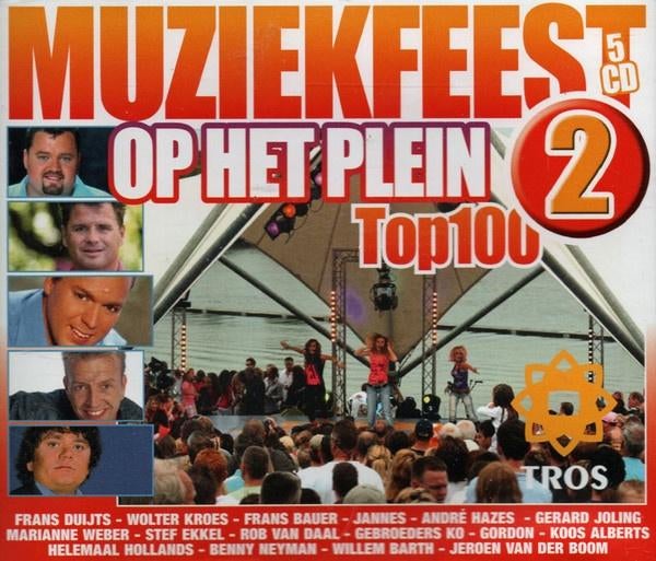 Various – Muziekfeest Op Het Plein Top 100 - 2 (5-CD box), Verzenden, Zo goed als nieuw, Levenslied of Smartlap