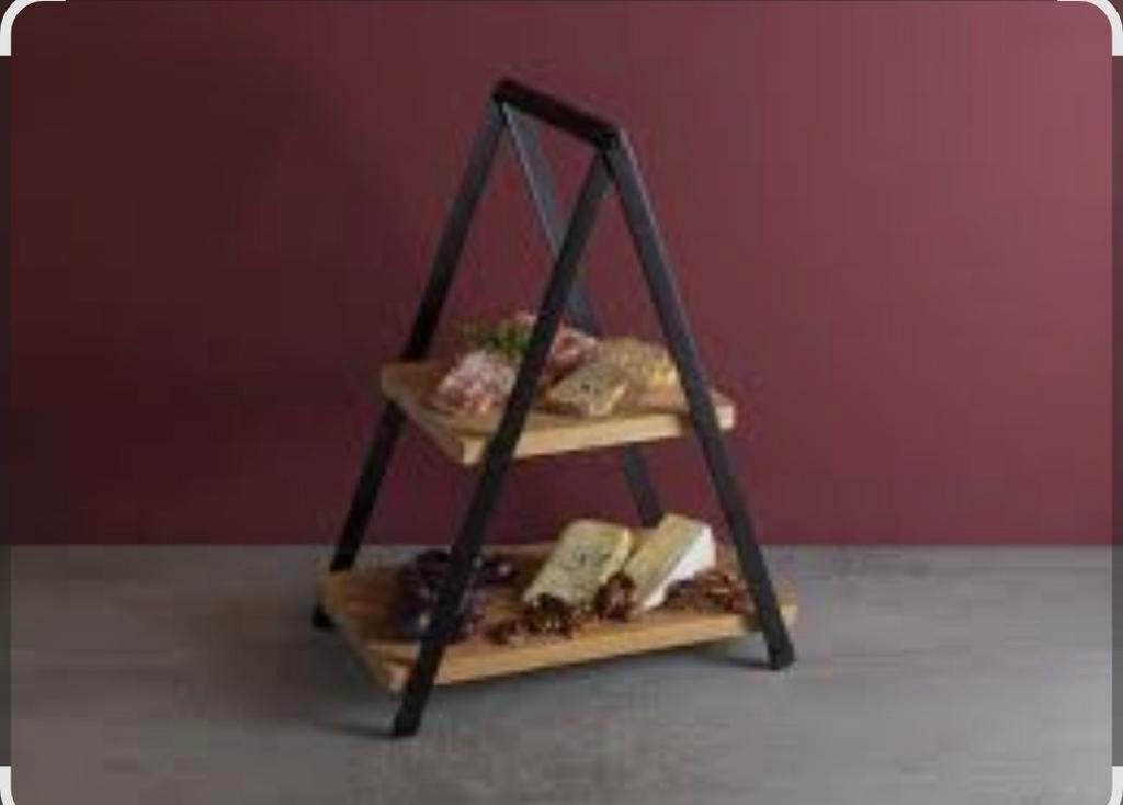 Gusta etagere 2 laags, Huis en Inrichting, Woonaccessoires | Etagères, Ophalen of Verzenden, Nieuw