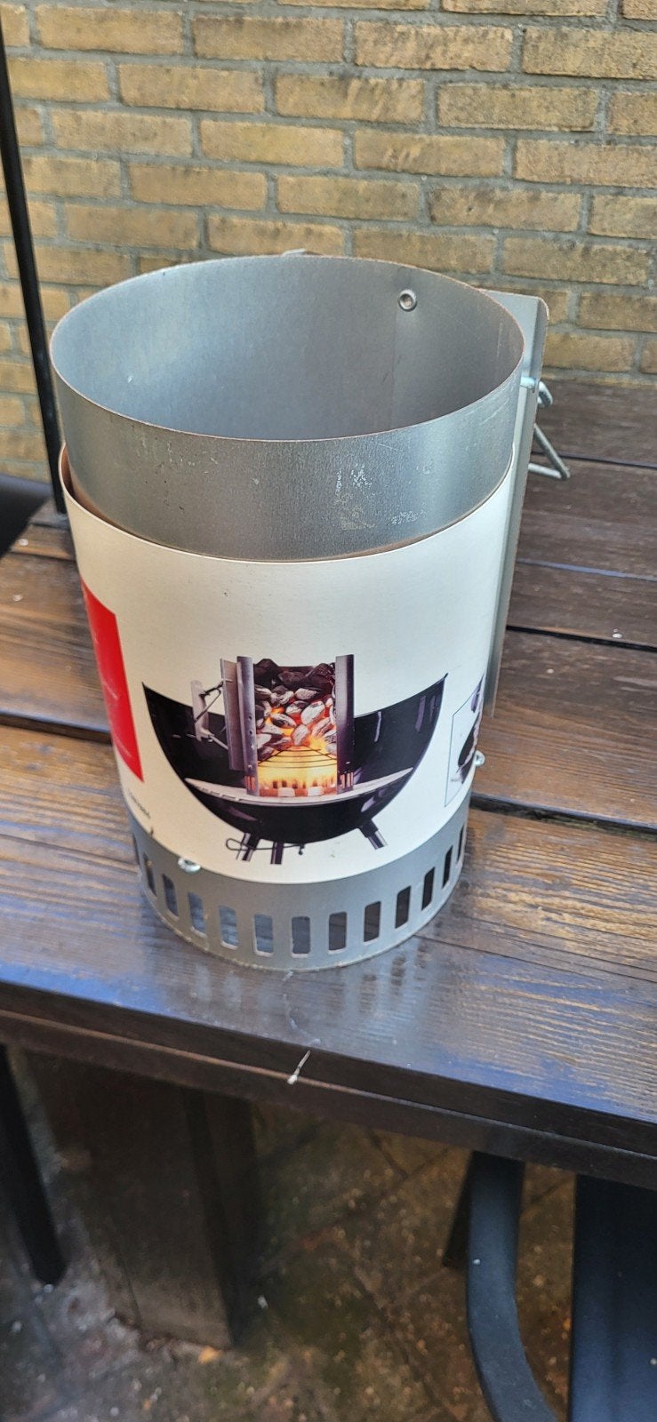 Weber Rapidfire Chimney Starter - Houtskoolstarter, Ophalen of Verzenden, Gebruikt, Weber