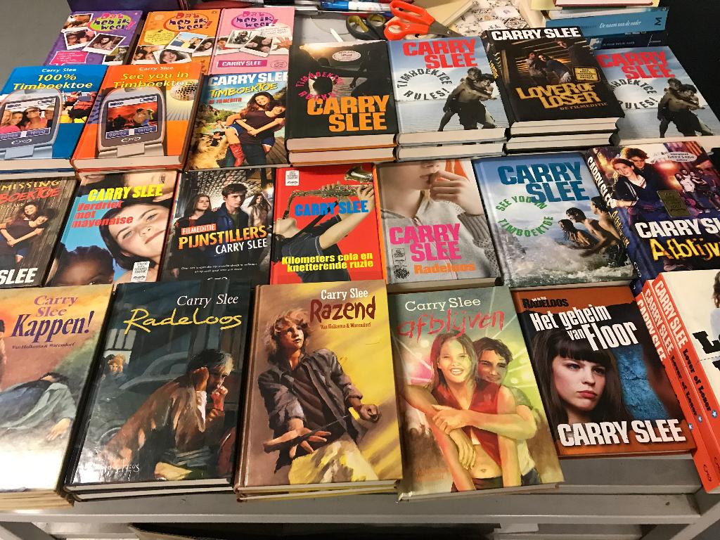 T.K. 21 Boeken en 6 DVD' s van Carry Slee zie actuele lijst, Ophalen of Verzenden, Gelezen, Carry Slee, Fictie
