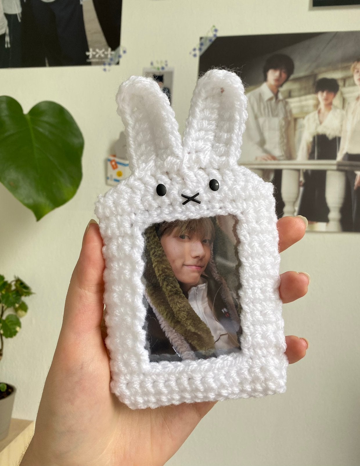 Gehaakt Nijntje fotolijstje of photocard holder, Ophalen of Verzenden, Nieuw, Gebruiksvoorwerp