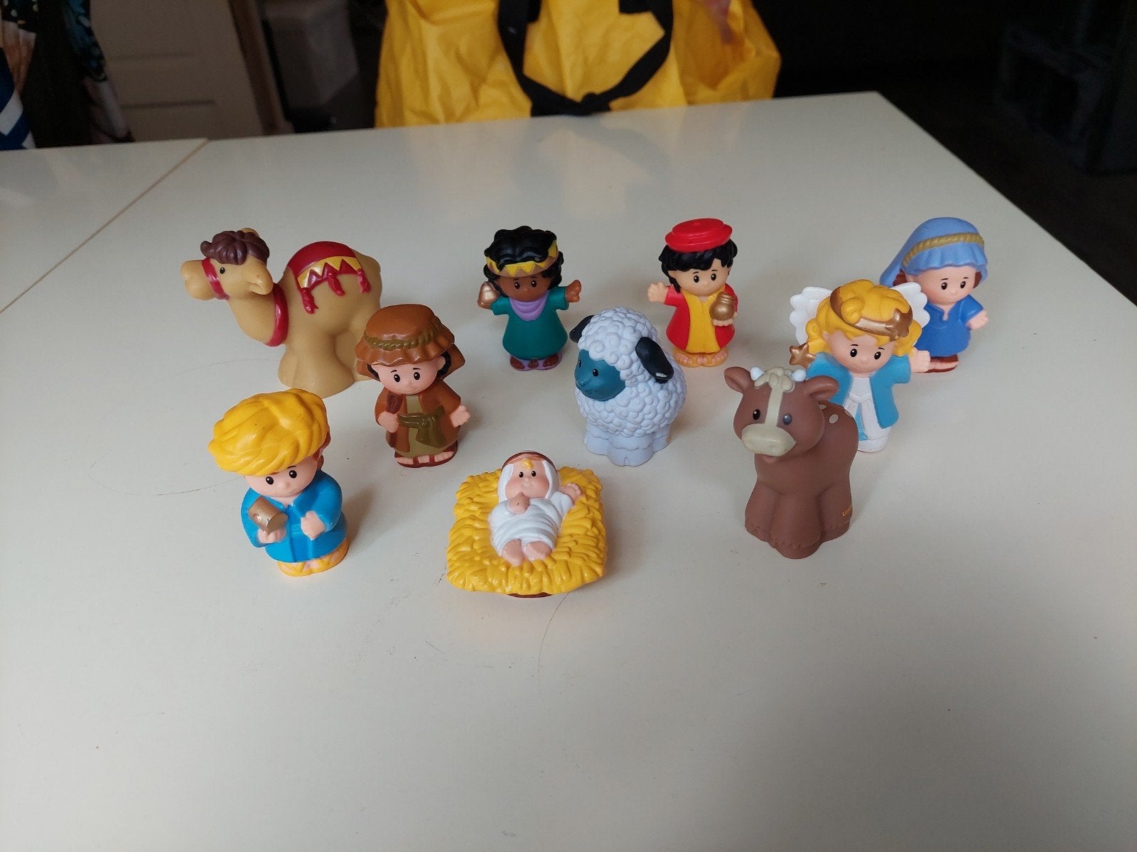 Fisher Price Little People Kerststal Complete Set Poppetjes, Ophalen of Verzenden, Gebruikt, Speelset