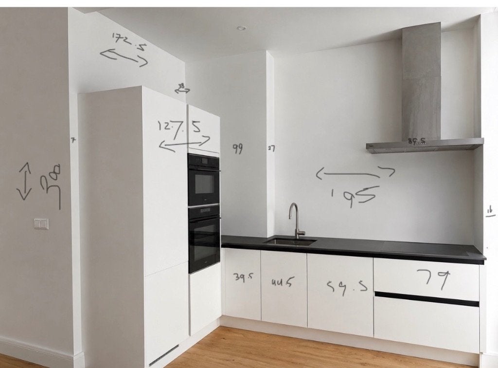Keuken, Huis en Inrichting, Keuken | Complete keukens, Ophalen, Gebruikt, Wit, Graniet of Steen