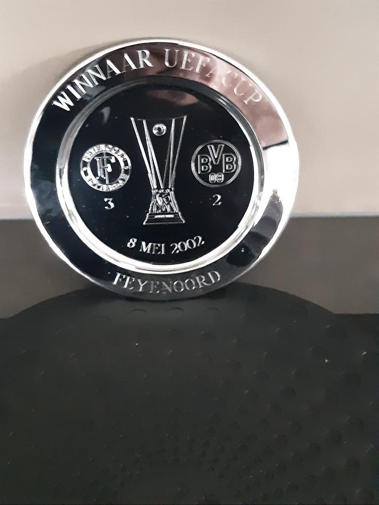 Uefacup finale schaaltje Feyenoord, Verzamelen, Verzenden, Feyenoord