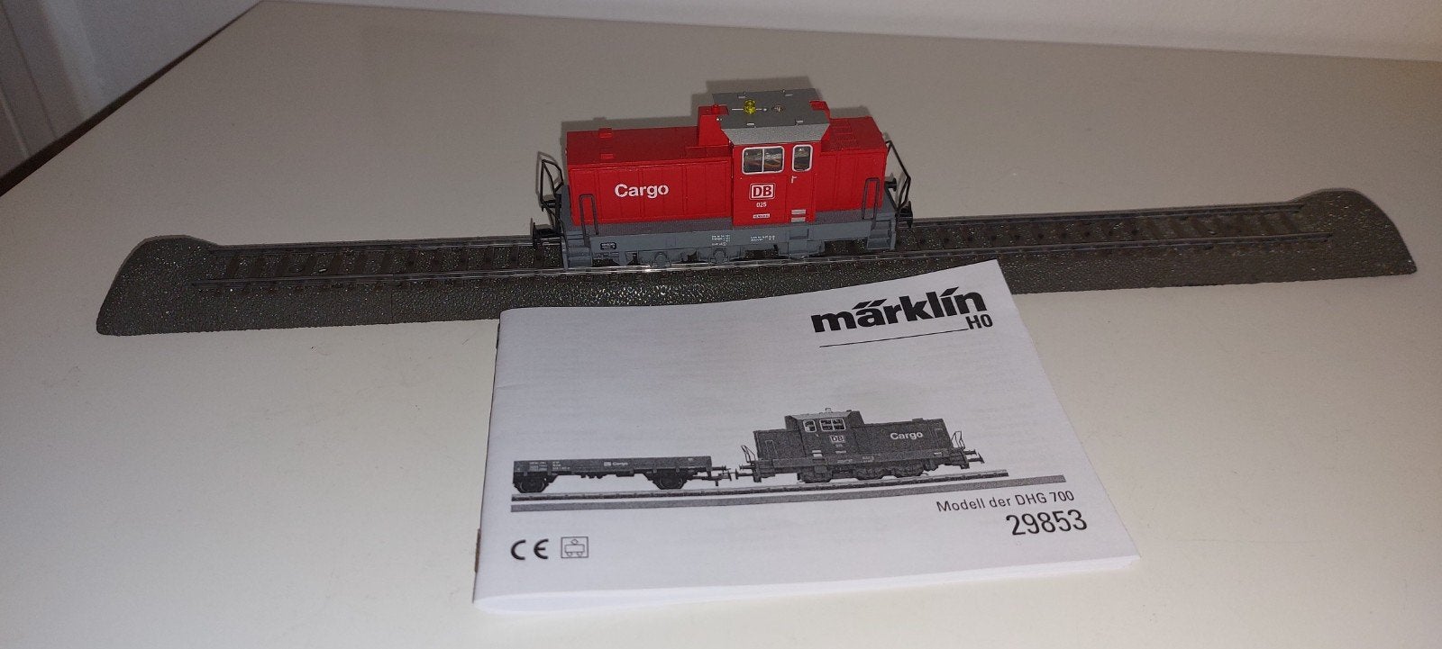 Märklin locomotief DHG700 Cargo MFX Digitaal, Wisselstroom, Locomotief, Ophalen of Verzenden, Zo goed als nieuw