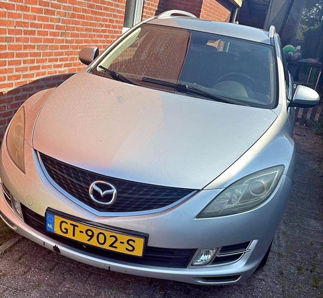 Mazda 6 2.0 Sportbreak AUT 2009 Grijs nwe apk, Ophalen of Verzenden