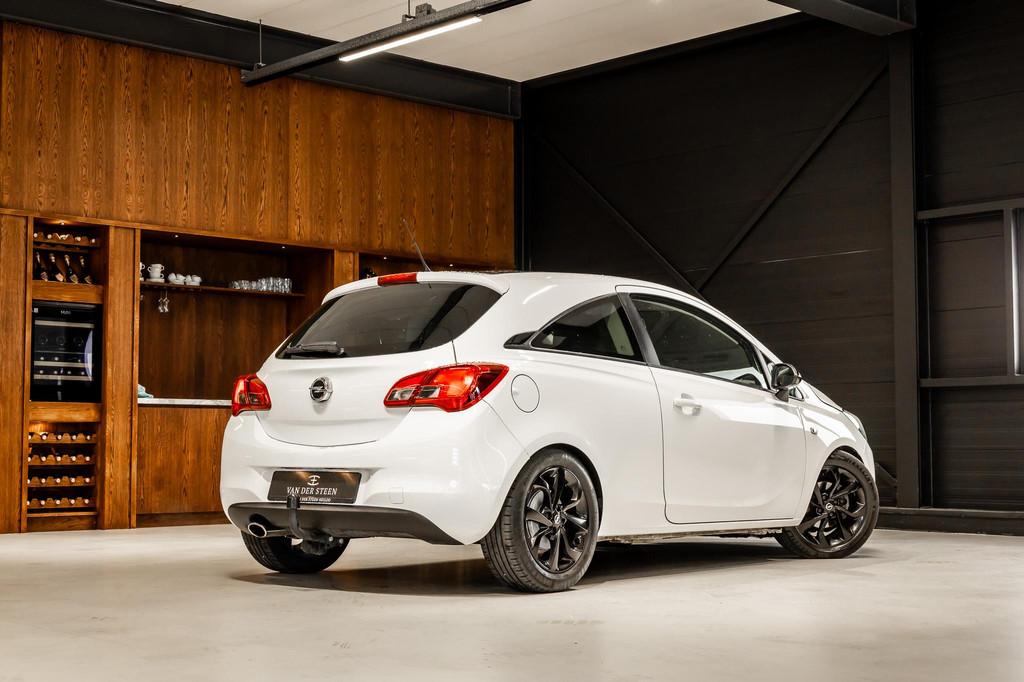 Opel Corsa 1.4 Bi-Fuel Edition Trekhaak | Airco, Auto's, Voorwielaandrijving, Stof, Wit, Bedrijf