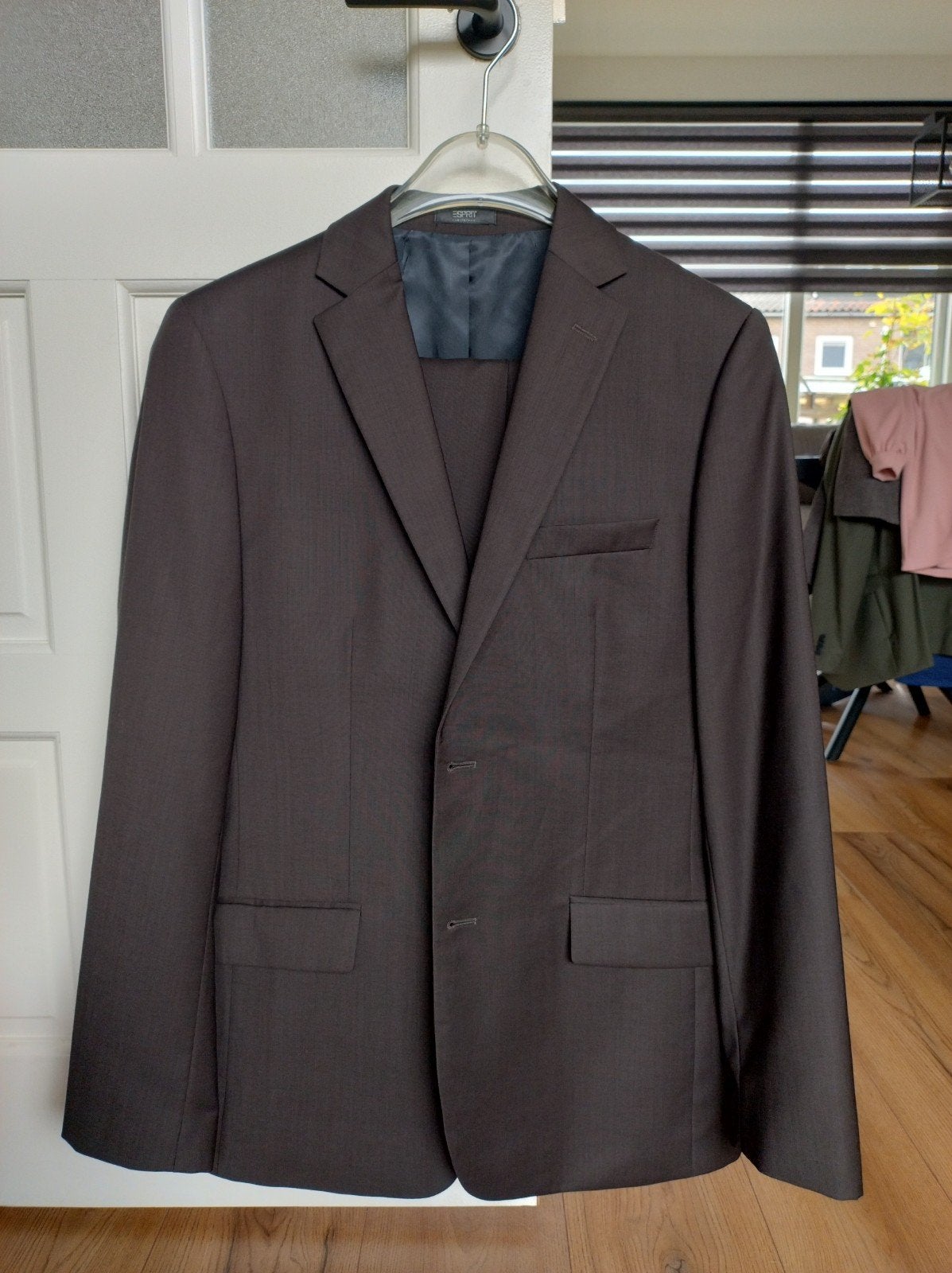 Esprit Collection pak kostuum colbert pantalon 98 bruin, Ophalen of Verzenden, Bruin, Esprit