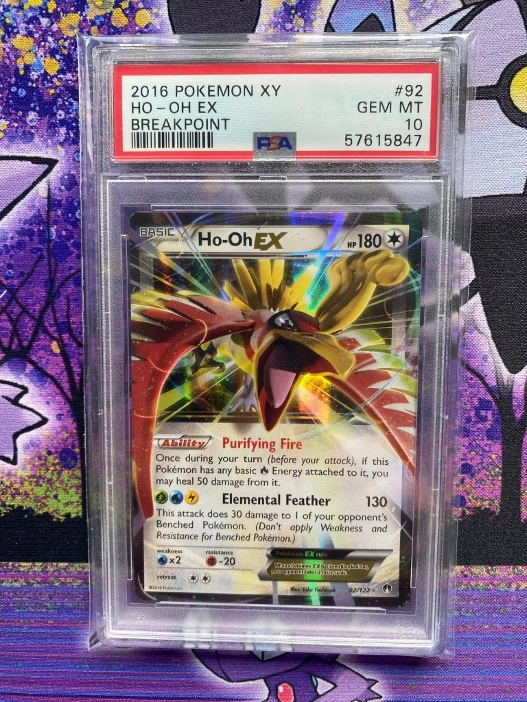 POP 22 - Ho-oh Ex - Ex Breakpoint - PSA 10, Ophalen of Verzenden, Nieuw, Losse kaart, Foil
