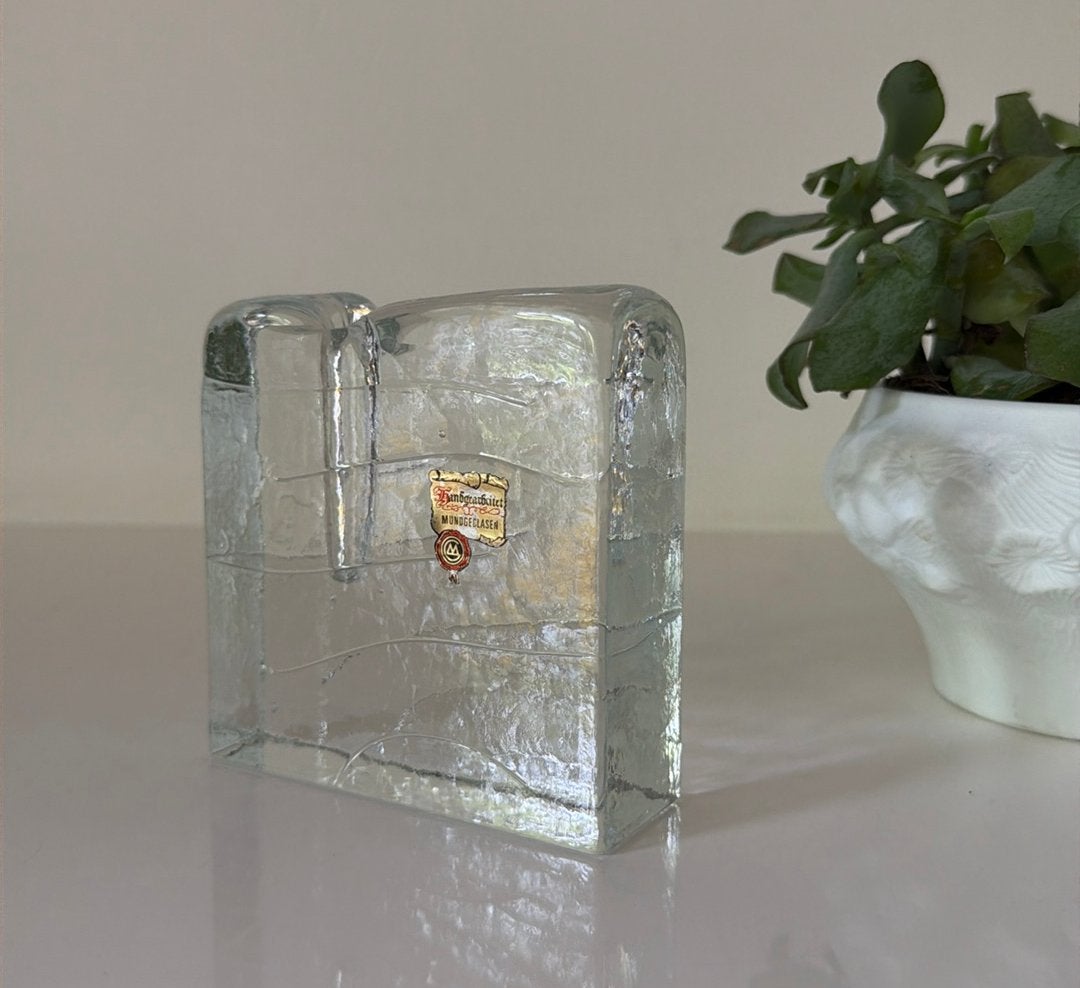 Marsberger Ritzenhoff solifleur vaas, Ophalen of Verzenden, Zo goed als nieuw, Glas