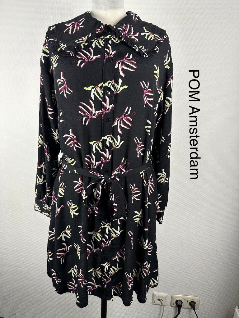 POM Amsterdam Jurk  (mt: 42) 17,2/199, Kleding | Dames, Jurken, POM Amsterdam, Blauw, POM Amsterdam, Maat 42/44 (L)