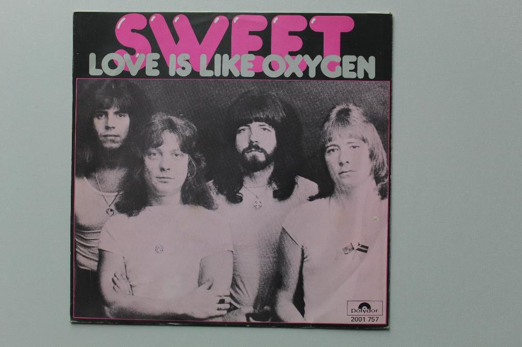 Sweet – love is like oxygen – 1978 – near mint, Verzenden, 7 inch, Single, Pop