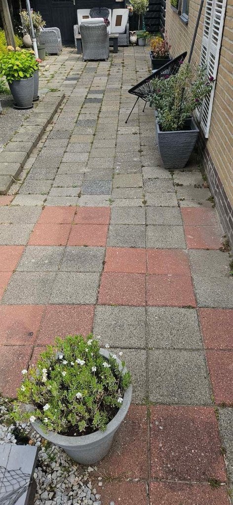 Tegels, Ophalen, Gebruikt, 10 m² of meer, Beton