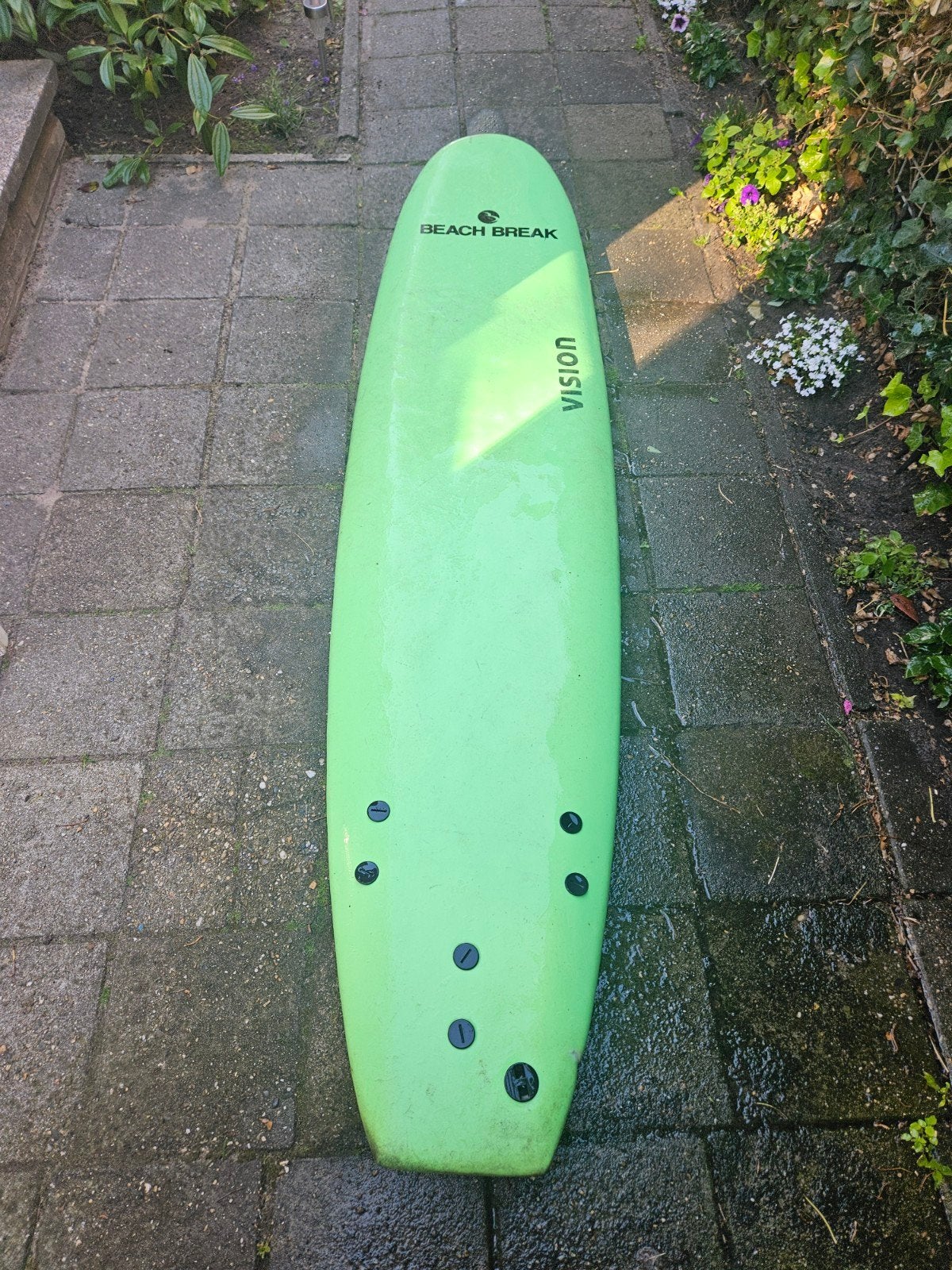 Vision Softtop 8'0" Softtop Surfboard, Watersport en Boten, Golfsurfen, Ophalen, Gebruikt, Longboard