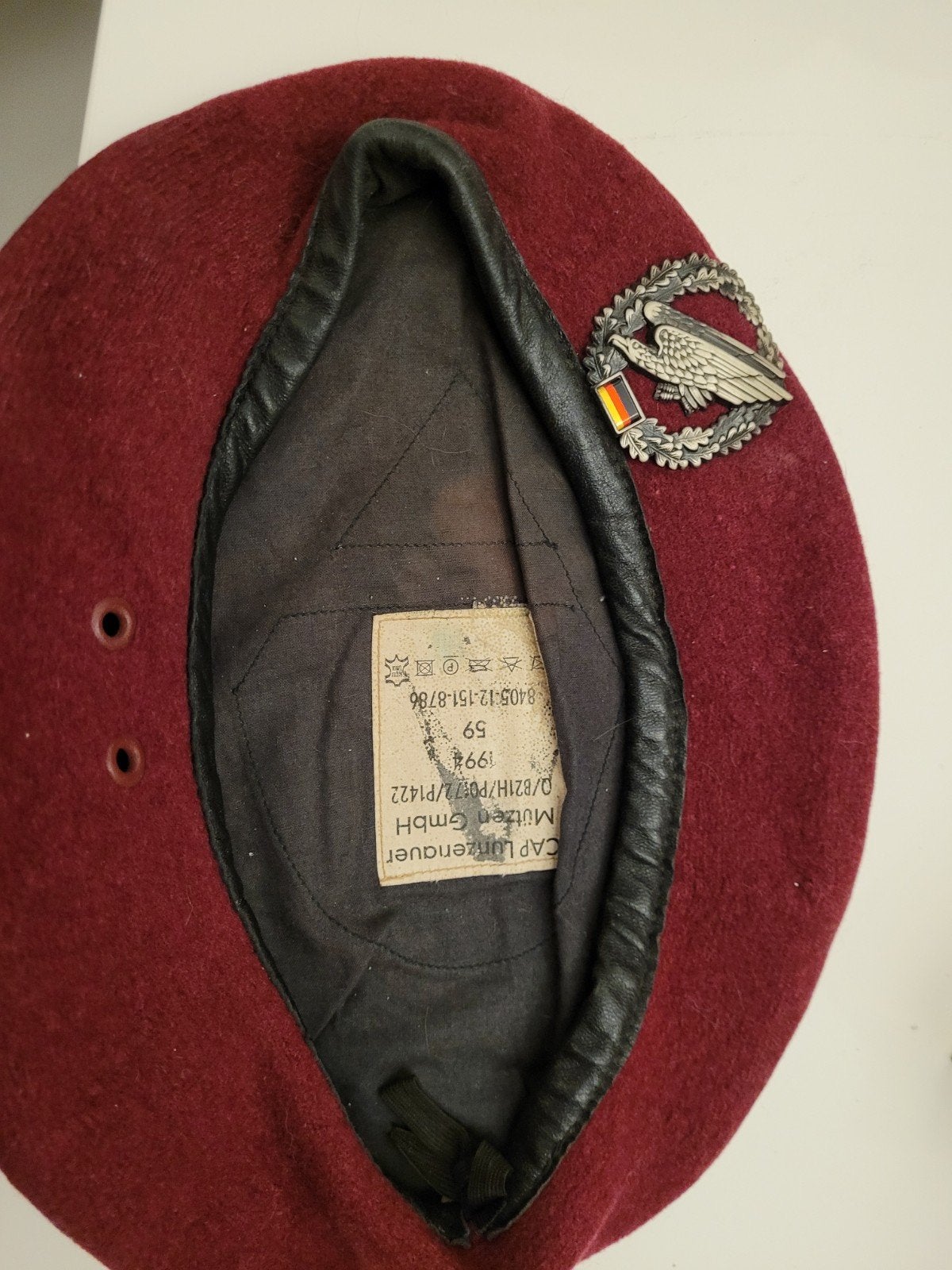 Duitse militaire insignes en baret - Bundeswehr, Ophalen of Verzenden, Landmacht, Duitsland, Embleem of Badge