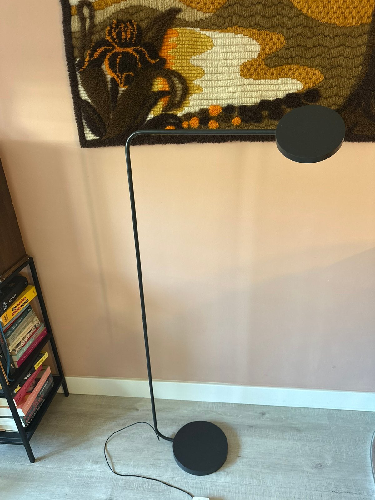 Ikea hay ypperlig vloerlamp zwart, Ophalen of Verzenden, Zo goed als nieuw, 150 tot 200 cm
